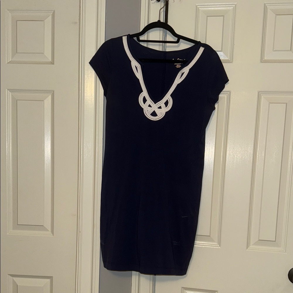 Lilly Pulitzer Navy and White Dress